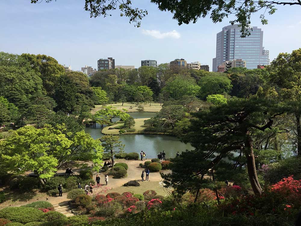 One of Tokyo's many beautiful parks.