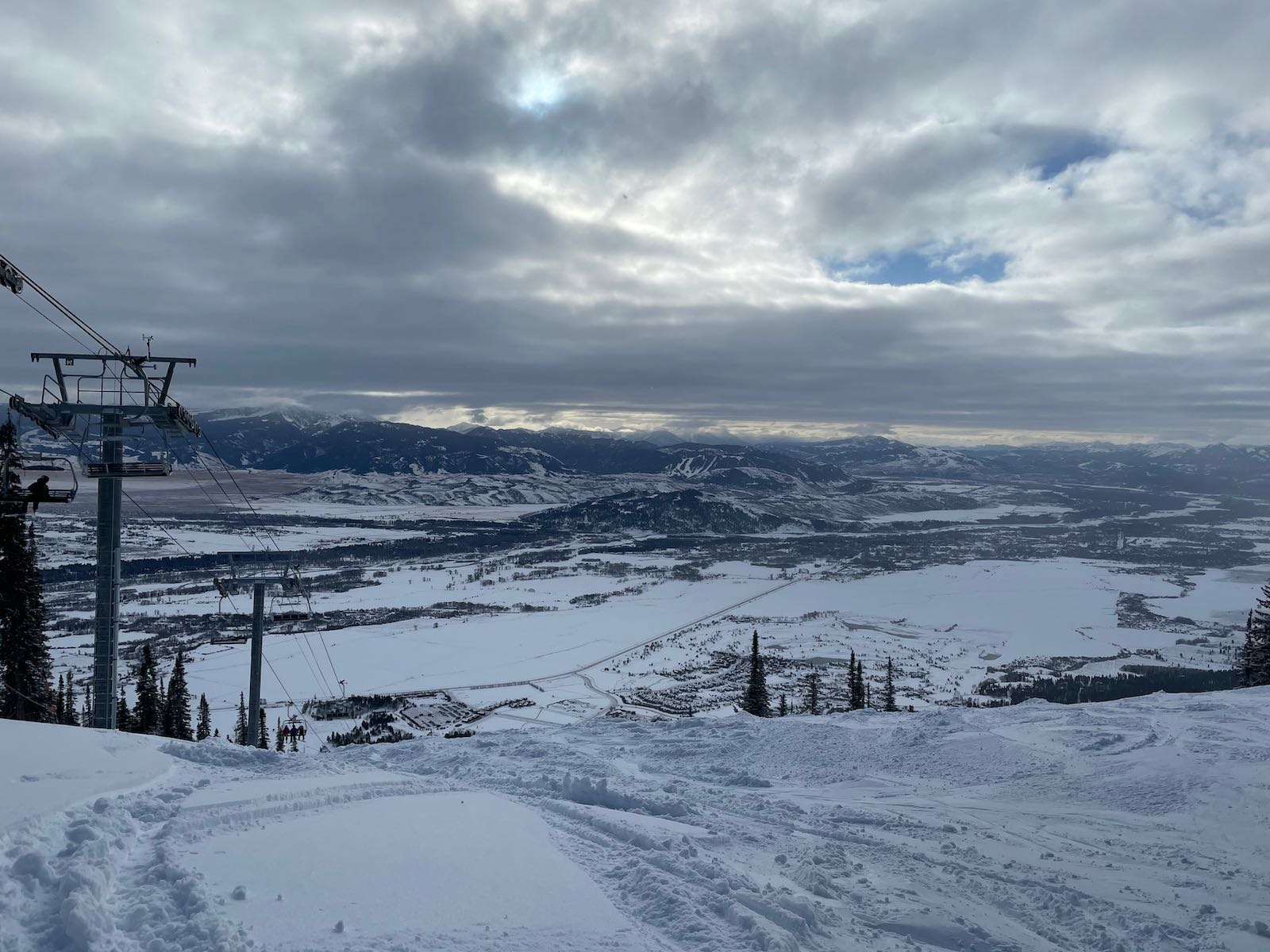 A view from Jackson Hole Mountain Resort.