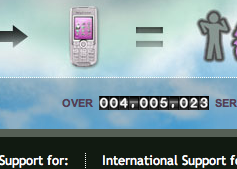 Screenshot of the Mobile17 odometer crossing 4-million.