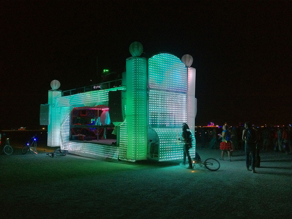 An art car at Burning Man.