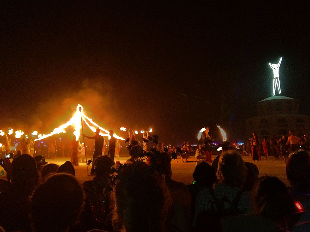 The “Man” at Burning Man in 2012.